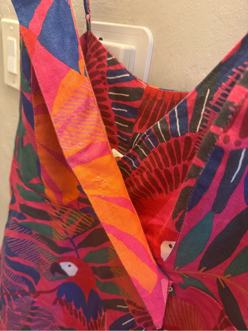 FARM Rio Macaw Side Buttons Mini Dress - Picture 4 of 6